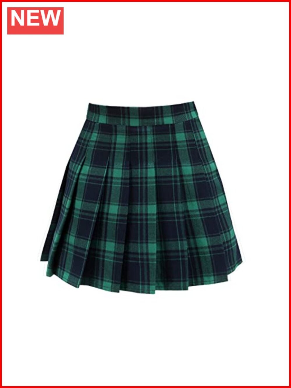 High Waist A-Line Pleated Mini Tennis Skirt with Lined Shorts